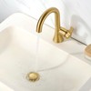 Luxier DS04-TG 1-1/2 in. Brass Bathroom and Vessel Sink Push