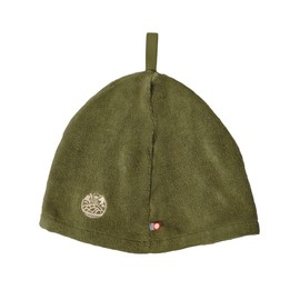 SAUNA REPUBLIC Sauna Hat, Imabari Towel Certified Sauna Hat, Made in Japan, Large, Deep, Antibacterial, Odor-Resistant, Anti-Viral, Anti-pilling, Quick Drying (Black)