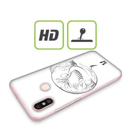 Head Case Designs Schwan Blühende Kalligrafie Soft Gel Handyhülle Hülle kompatibel mit Mi CC9 Pro/Mi Note 10 / Pro