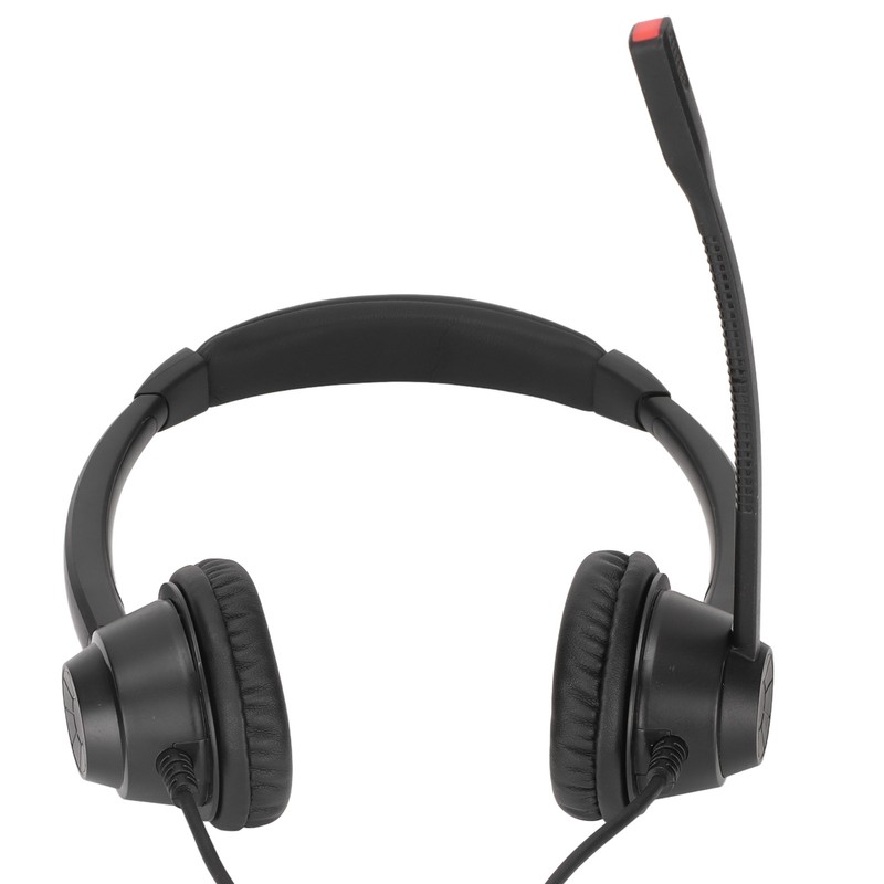 RJ9 Phone Headset Built in HD Microphone Binaural Office Headset