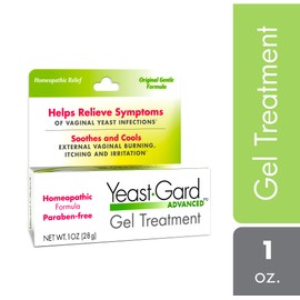 YeastGard Advanced Homeopathic Yeast Treatment Vaginal Gel -White 1 oz