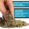 Afterglobe Cool Mint Herbal Blend | Marshmallow Leaf, Damiana, Calendula,