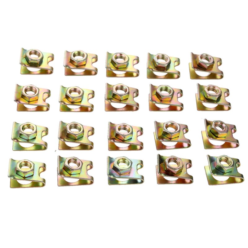 U Type M6 Clip Nut 0.2 inch (6 mm) U