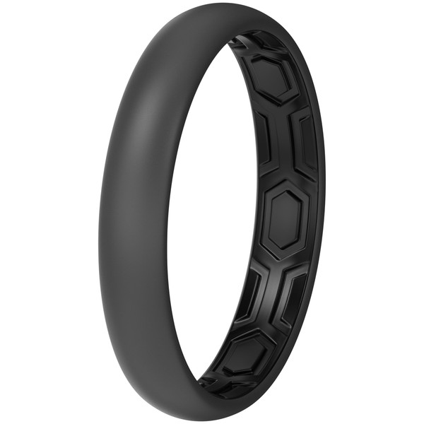 ThunderFit Silicone Rings for Him and Her, Rubber Engagement Bands