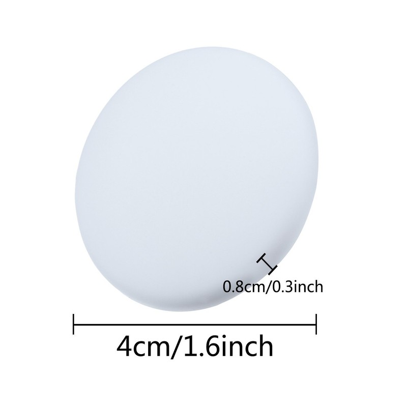 Wall Protectors from Door Knobs-Efbock White Silicone Door Stoppers Wall