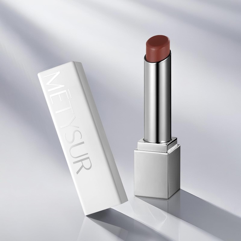 METYSUR 721# Guava Lipstick, Lasting Gloss, Moisturizing, Lightweight, Non-Sticky, Natural
