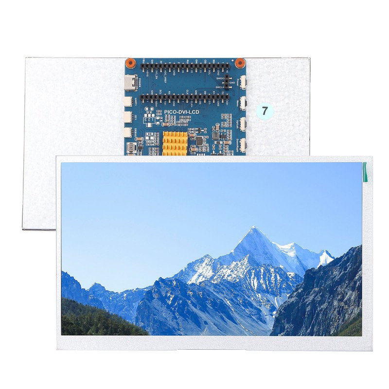 7inch DVI Display Module 170 Degree Viewing Angle 1024x600 Screen