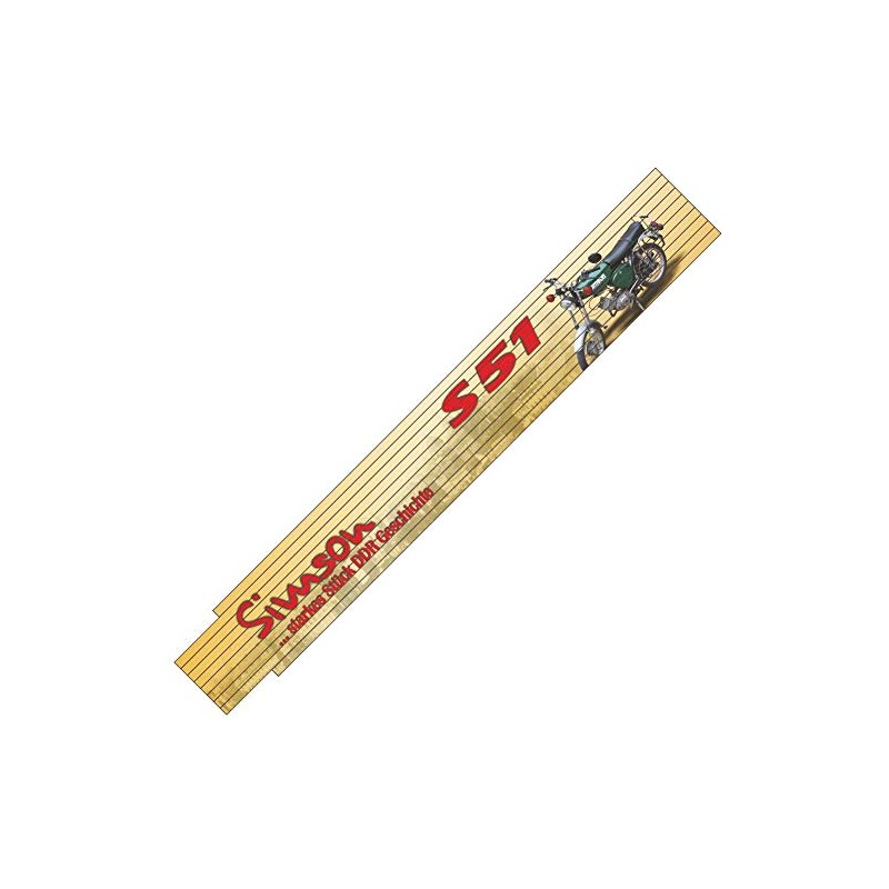 ONostalgia 2 Metre Ruler – Simson S51 – The GDR