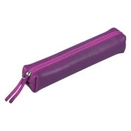 Clairefontaine Slim 410155C Lambskin Pencil Case 19.5 x 2.5 x 4 cm Purple