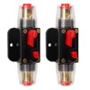 12‑24V Inline Circuit Breaker with Manual Reset Fuse Holder Battery