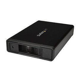 StarTech.com eSATA Enclosure - for 3.5in SATA HDD - USB 3.0 / eSATA - Trayless - Metal - External Hard Drive Enclosure - HDD Enclosure
