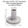 SpeedFreakCNC Suction Strainer Cap Adapter Compatible with Intex Bestway Pools