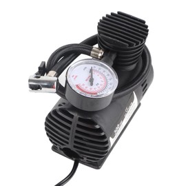 Bomba de Aire para Coche de 12 V, Mini Bomba de Aire para Coche Resistente a los Arañazos ABS para Bomba de Neumáticos de Coche, Diseño de Esfera