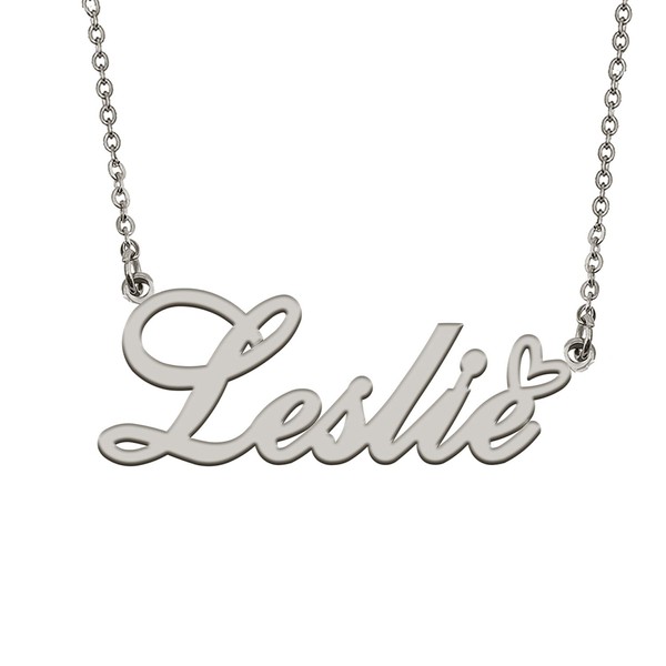 HUAN XUN Customized Stainless Steel Kids Name Pendant Necklace Gifts