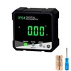 Digital Angle Meter, IP54 x 90° Angle/Tilt Detection, Portable Digital