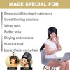 Bonnet Hood Hair Dryer Attachment Set - Soft Adjustable Hooded