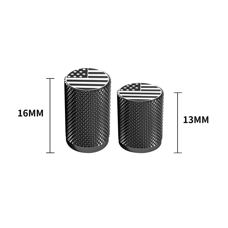 STEEL HAWK Tire Air Valve Caps – Precision CNC Machined