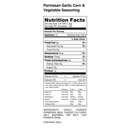 Parmesan Lovers' Vegetable & Corn Seasonings | Variety 2 Pack | Large 5.5 fl. oz. Shakers | Parmesan Rosemary Vegetable Seasoning | Parmesan Garlic Corn & Vegetable Seasoning | Crafted in Small Batches | Premium | Savory Parmesan Lovers' Vegetable & Corn Seasonings – A Must-Have for Cheese Enthusiasts!
