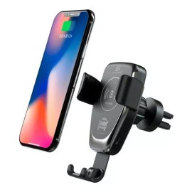Ele-Gate Cargador Inalámbrico Carga Rápida De 10w Con Soporte Auto