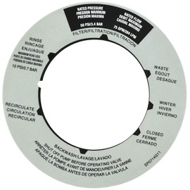 JYCJCF Replacement Sand Filter Valve Label Plate Sticker Compatible with SPX0714G （6 Pack）