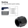 VehiMata 8AN Female Hardline Tube Nut & Sleeve Aluminum Fitting