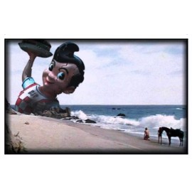 Magnet #148 Planet Of The Apes Taylor On The Beach Bob's Big Boy Gag