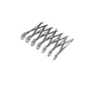 Ateco 7 Wheel Stainless Steel Cutter, 2 1/8 Inch Wheels