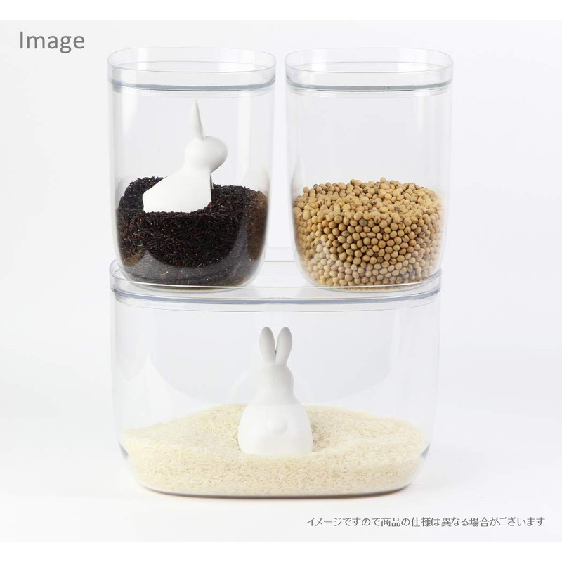 Query 521714300 Rice Storage Container, Rice Stocker, Includes Measuring Cup,