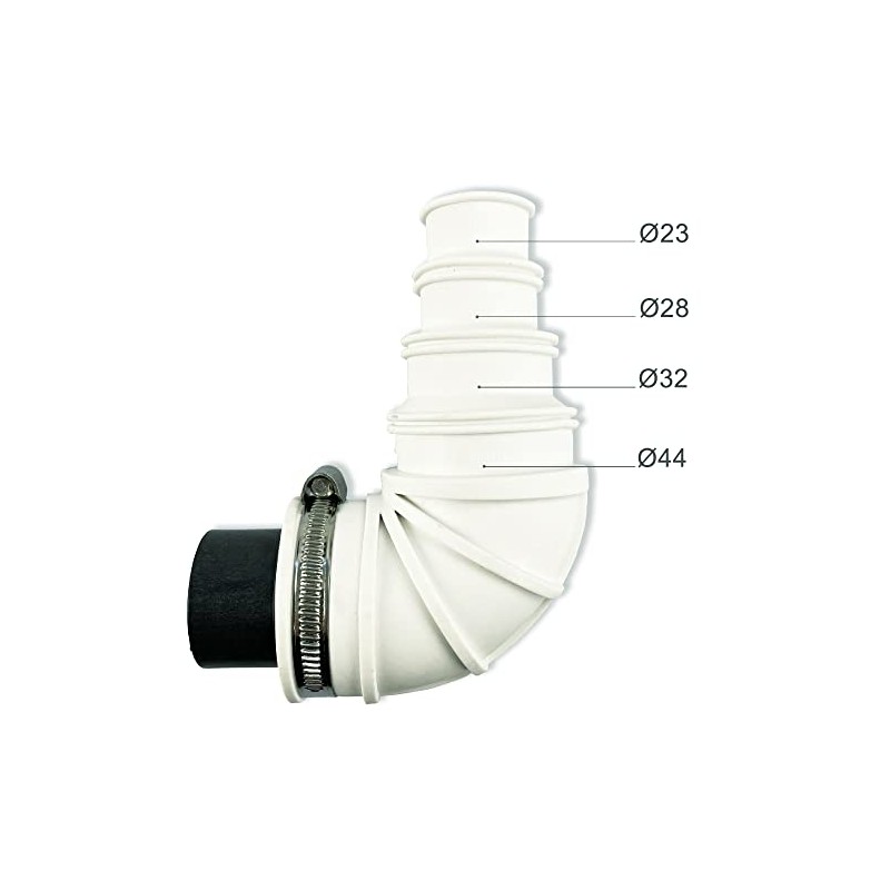 MGidea Angle 90° Check Valve DN40 Tension Clamp