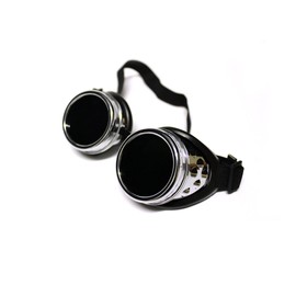 GloFX Steampunk Goggles Tinted - Rave Eyes Gothic Welder