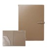 Genuine Leather Binder A4 Cow Leather Magnetic Clip Board File