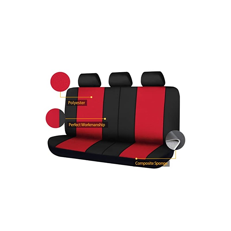 Flying Banner Rear Bench car seat Covers car seat Protectors
