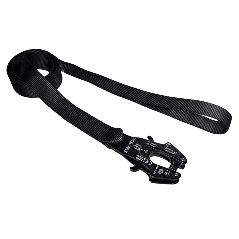 Heavy Duty Tactical Dog Leash with Frog Clip (Black, 4
