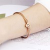 KunBead 13th Birthday Love Heart Rose Gold Tone Bracelets for