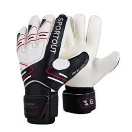 Sportout Youth&Adult Goalie Goalkeeper Gloves,Strong Grip for The Toughest Saves, with Finger Spines to Give Splendid Protection to Prevent Injuries,3 Colors