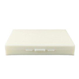 Nicear Plastic Rectangular Holder for 100 Microslide Boxes Durable Storage Case for Microscope Slides with Numbered Slots and Slide Inventory Chart Blue