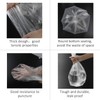 Cand Medium Trash Bags, 7 Gallon Clear Garbage Bags, 110