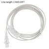 RTNLIT 8FT Lamp Cord with On/Off Button Switch and Polarized
