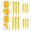 24 x Plastic Tent Pegs 220mm + 12 Pieces 150mm
