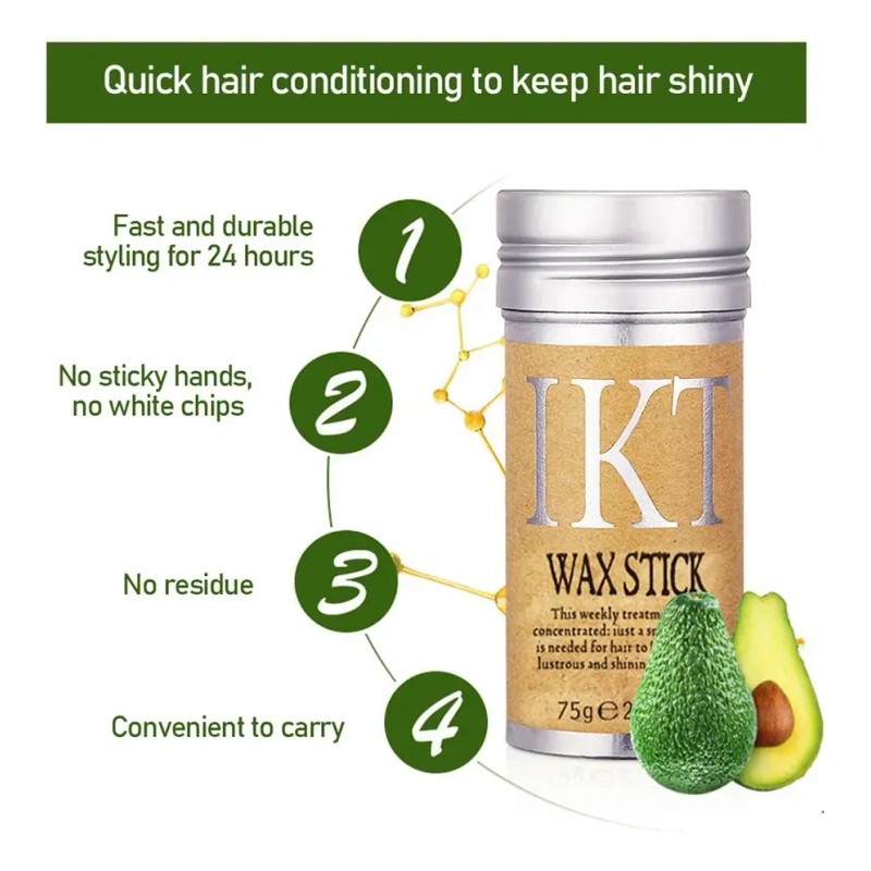\ Crema Moldeadora Para Cabello Ikt Wax Stick Hairstyle