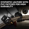 Vgo... 1-Pair HeavyDuty Synthetic Leather Work Gloves, Impact Protection Mechanic