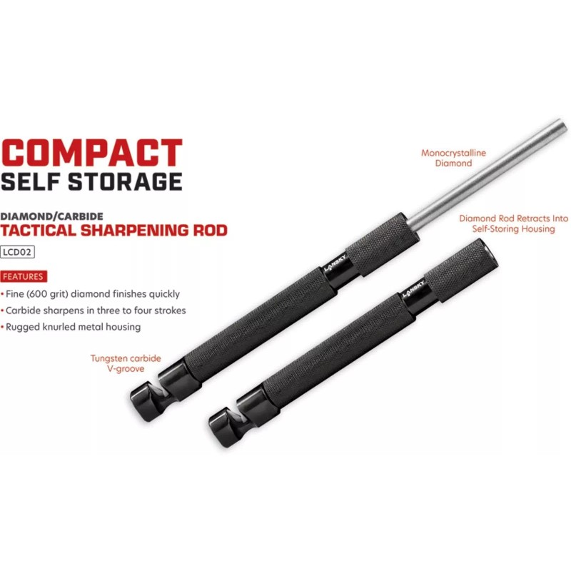 Lansky New Lansky LCD02 Tactical Sharpening Rod LCD02
