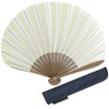 Nishikawa Shoroku Shoten Summer Gauze Fan, Women's, Women's, Present, Gift,