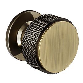 FURNIWARE Pack of 10 Cabinet Knobs Knurled Cupboard Drawer Knobs,Shinny Antique Brass Furniture Cupboard Drawer Cupboard Dresser Handles and Knobs for Kitchen Dresser Drawer Bathroom