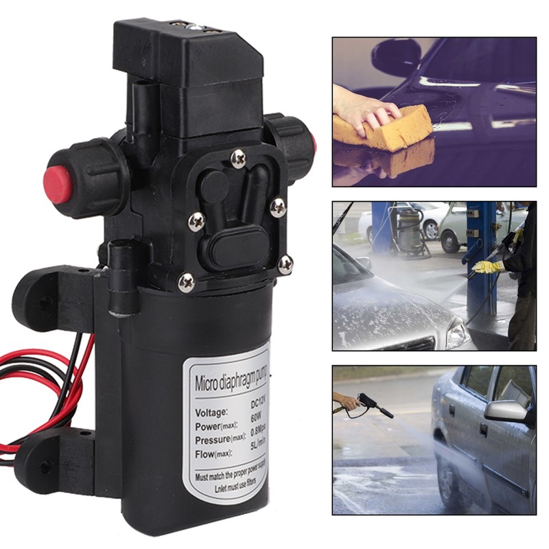 DC 12V Water Pump High Pressure 116Psi Self Priming Caravan