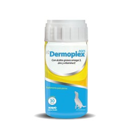 RX Dermoplex Ages, Suplemento dermatológico 30 tabletas para Perros con alteraciones en la Piel