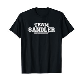 Team Sandler | Proud Family Surname, Last Name Gift T-Shirt