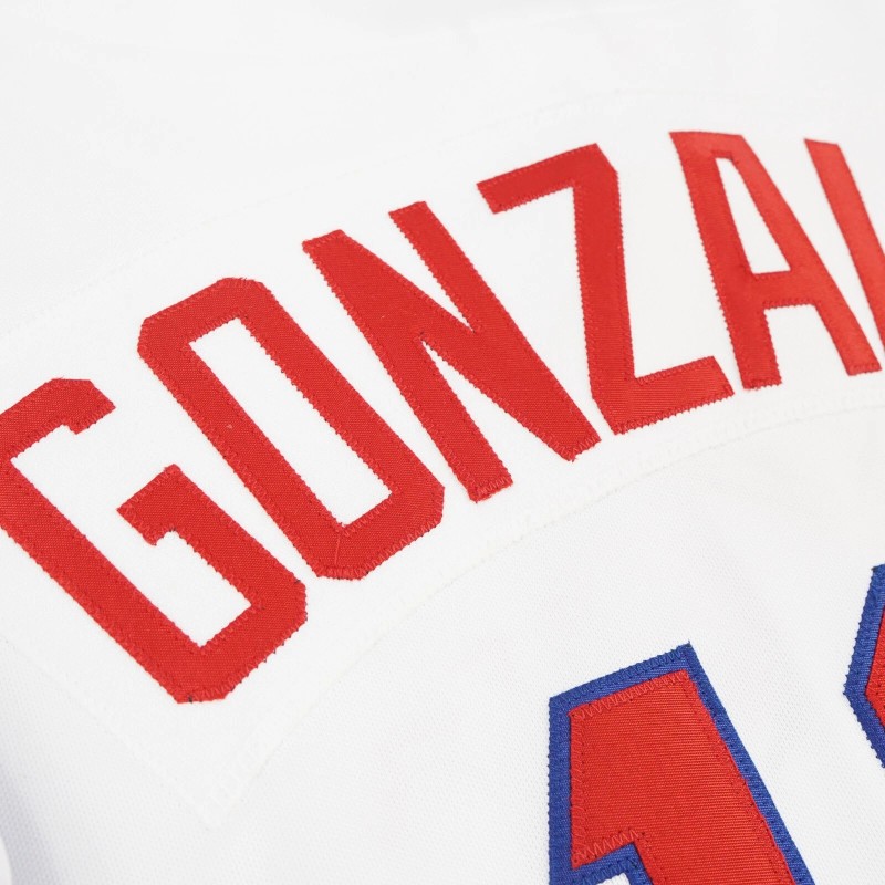 Majestic Juan Gonzalez 1972 Texas Rangers Cooperstown Men's Home White