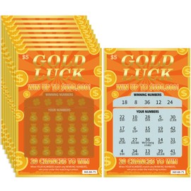 GIURKUU 8 Pack Pregnancy Announcement Scratch Off Cards - Funny Pregnancy Reveal Fake Lottery Tickets, Idea Prank for Baby Announcement to Parents