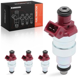 A-Premium Fuel Injectors Set of 4 Compatible with Jeep Wrangler 1991-1995, Cherokee 1991-1995, Comanche 1991-1992, 2.5L, Gas, Replace# 53007232AB